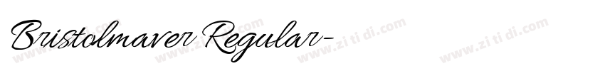 Bristolmaver Regular字体转换 Bristolmaver Regular字体转换